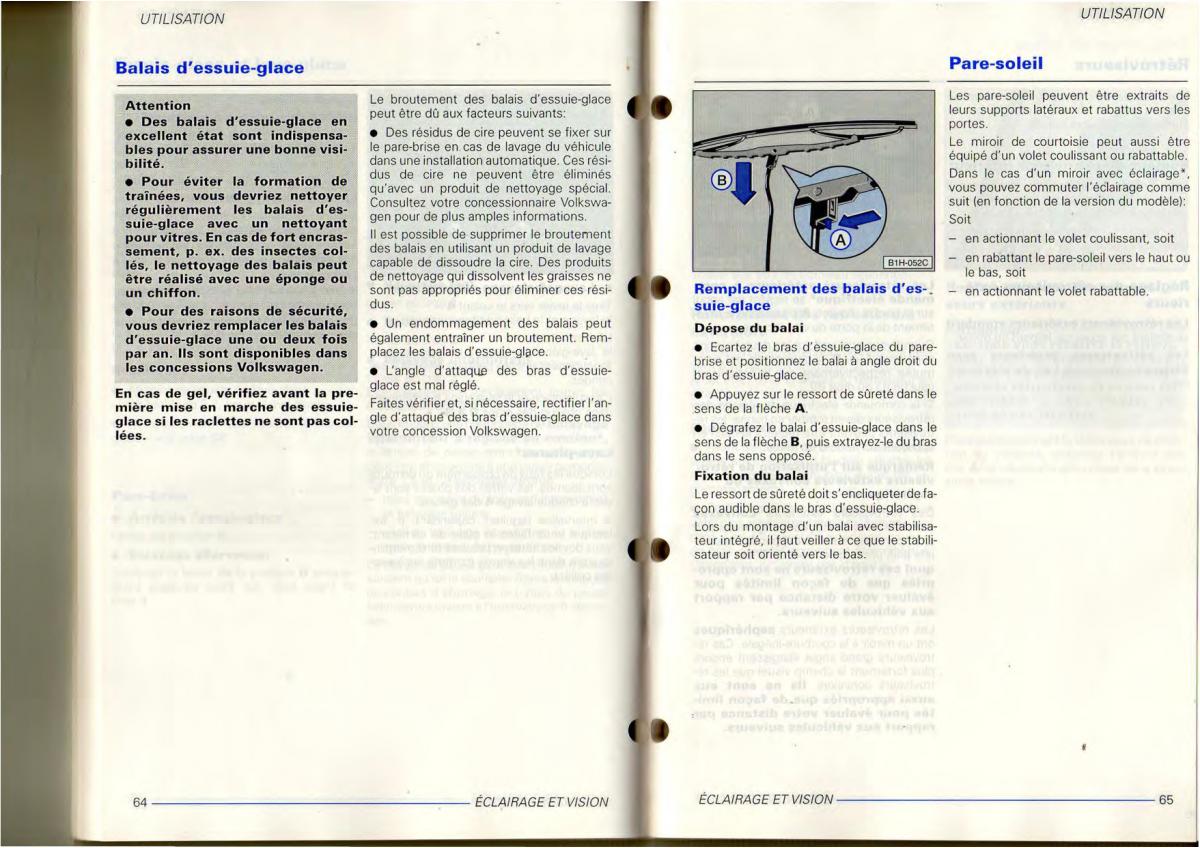 VW Transporter T4 manuel du proprietaire / page 34