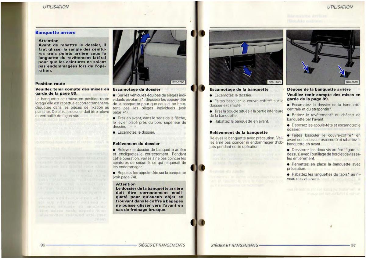 VW Transporter T4 manuel du proprietaire / page 50