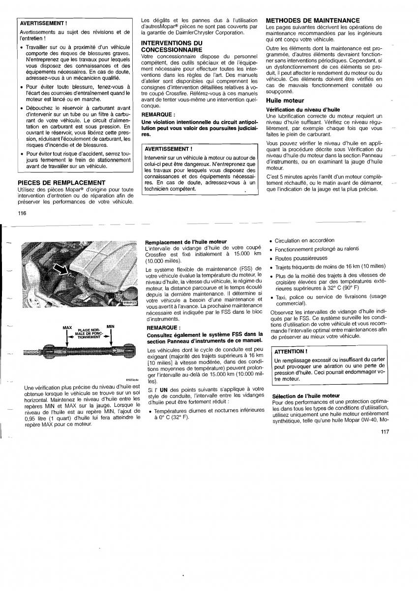 Chrysler Crossfire manuel du proprietaire / page 64