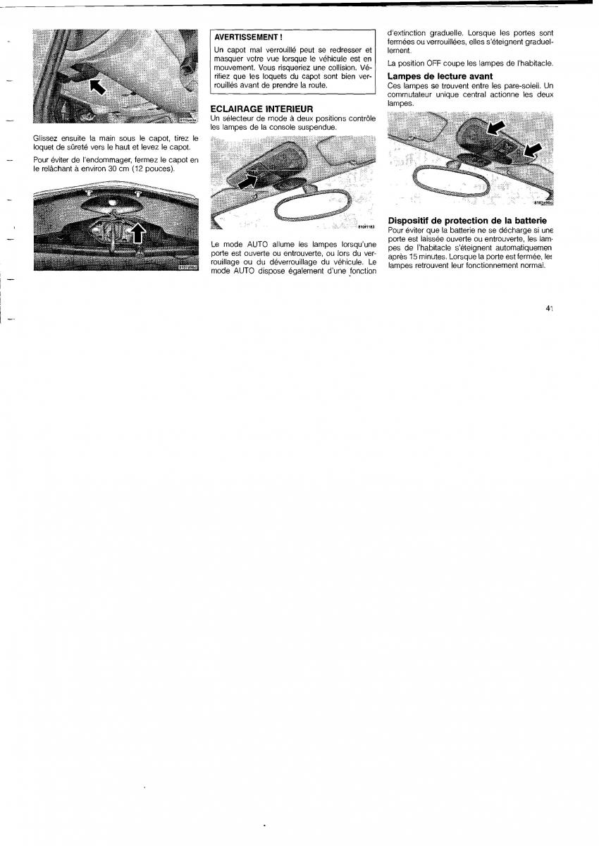 Chrysler Crossfire manuel du proprietaire / page 30