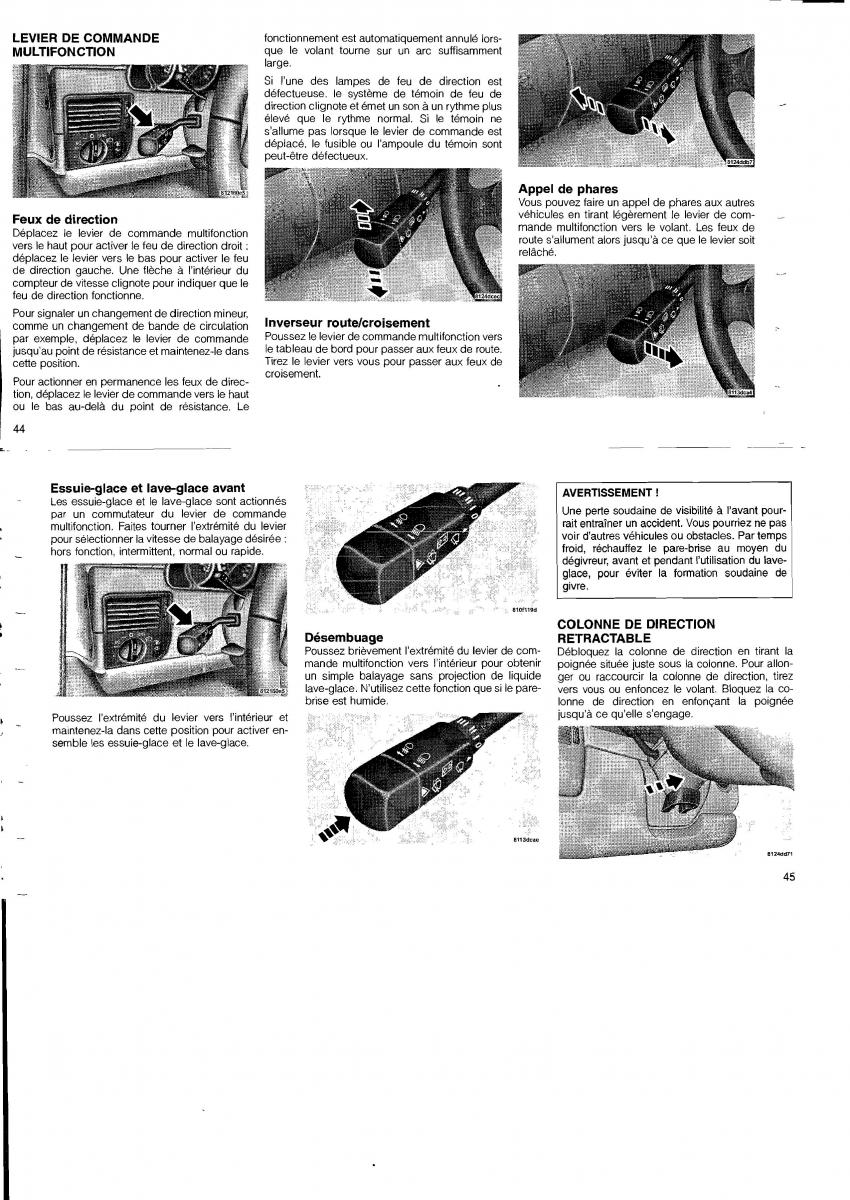 Chrysler Crossfire manuel du proprietaire / page 33