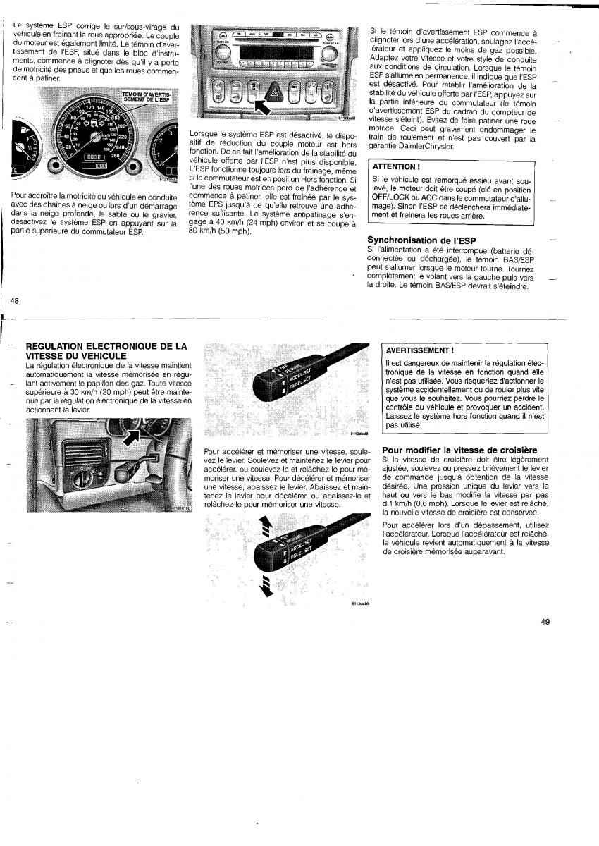 Chrysler Crossfire manuel du proprietaire / page 35