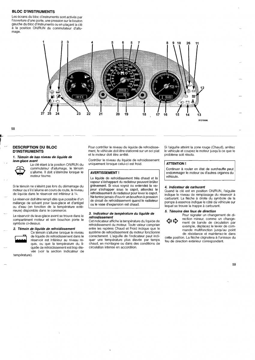 Chrysler Crossfire manuel du proprietaire / page 39