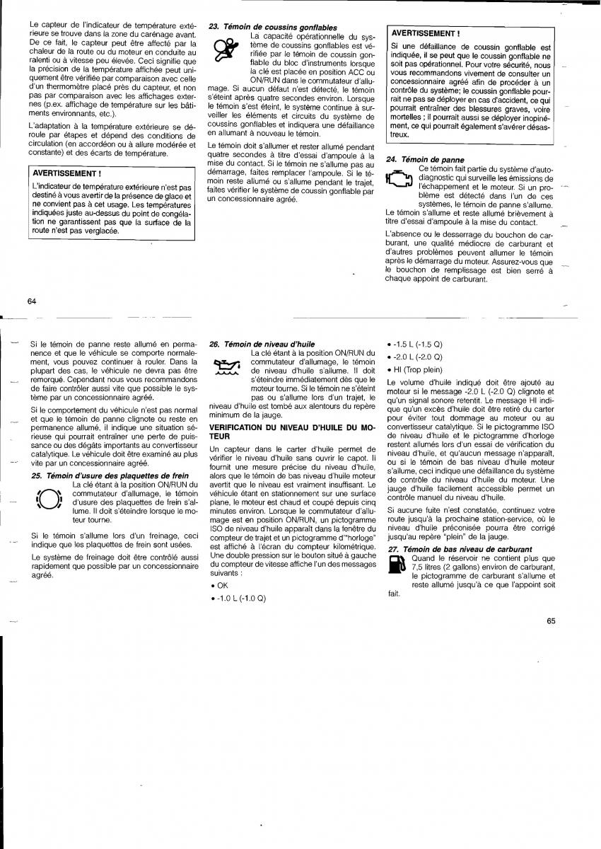 Chrysler Crossfire manuel du proprietaire / page 42