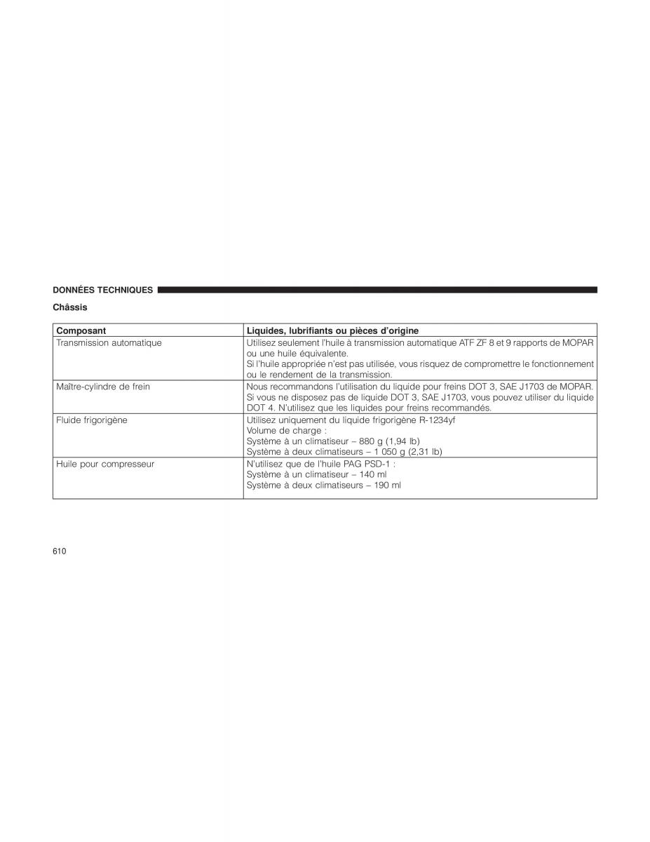 Chrysler Pacifica II 2 manuel du proprietaire / page 612