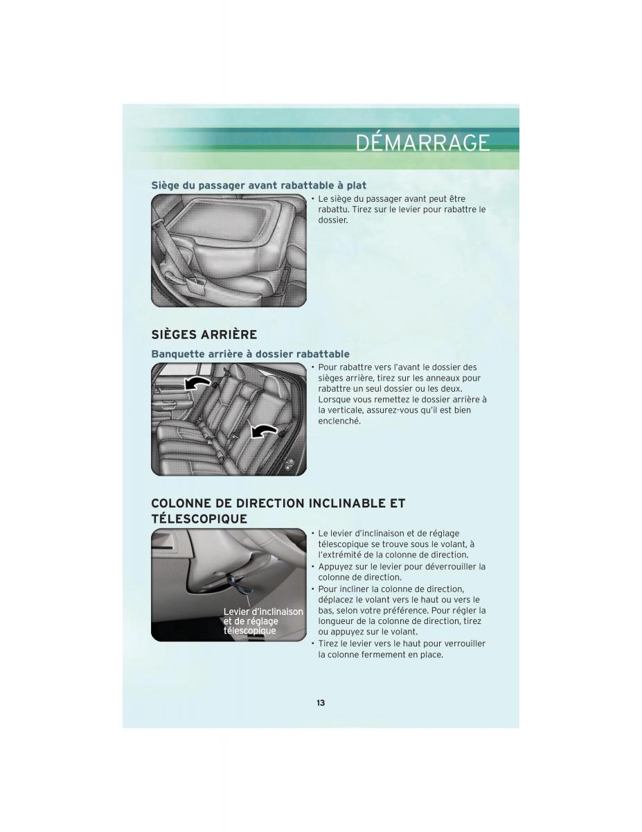 Chrysler Sebring III 3 manuel du proprietaire / page 15