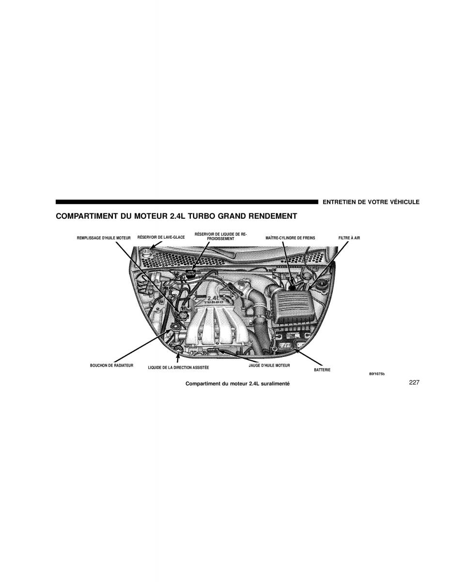 Chrysler Sebring Convertible III 3 manuel du proprietaire / page 227