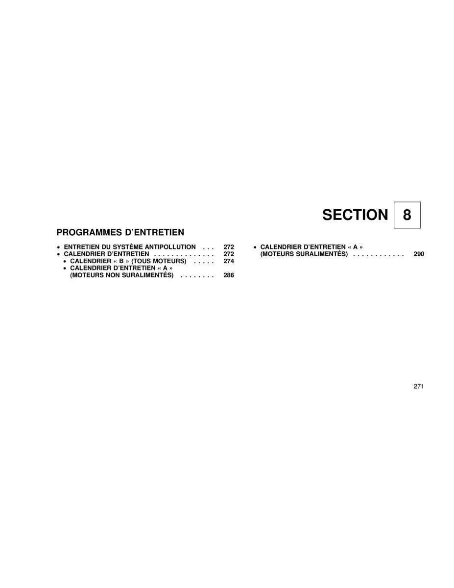 Chrysler Sebring Convertible III 3 manuel du proprietaire / page 271