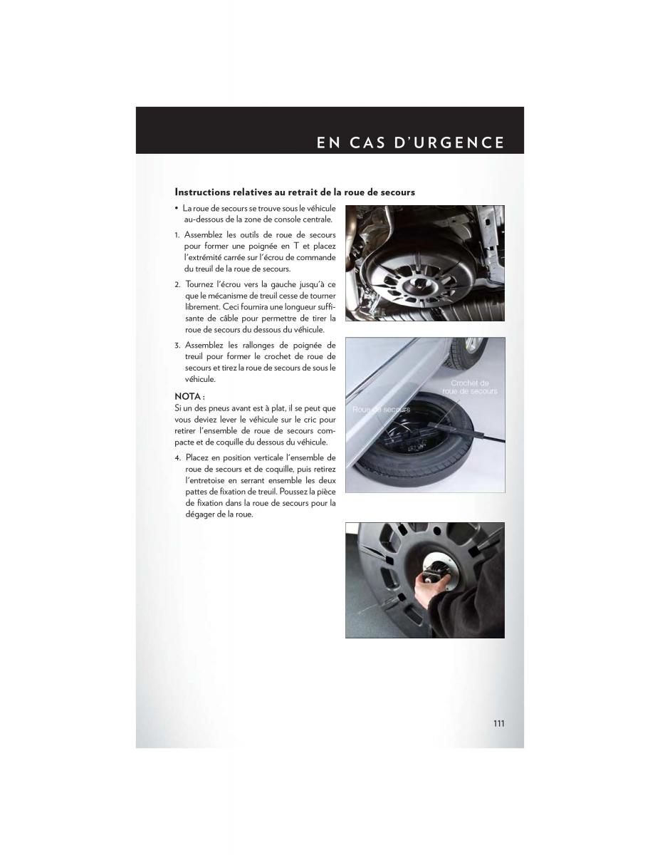 Chrysler Town and Country V 5 manuel du proprietaire / page 113