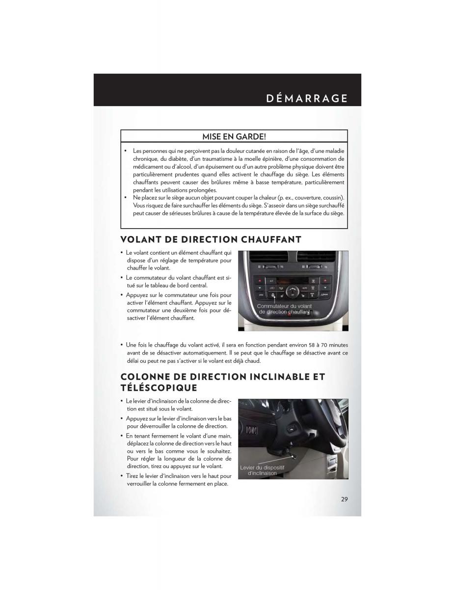 Chrysler Town and Country V 5 manuel du proprietaire / page 31