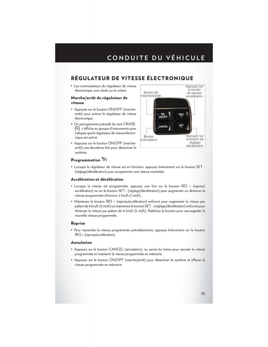 Chrysler Town and Country V 5 manuel du proprietaire / page 37