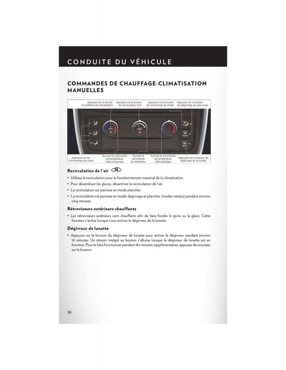 Chrysler Town and Country V 5 manuel du proprietaire / page 40