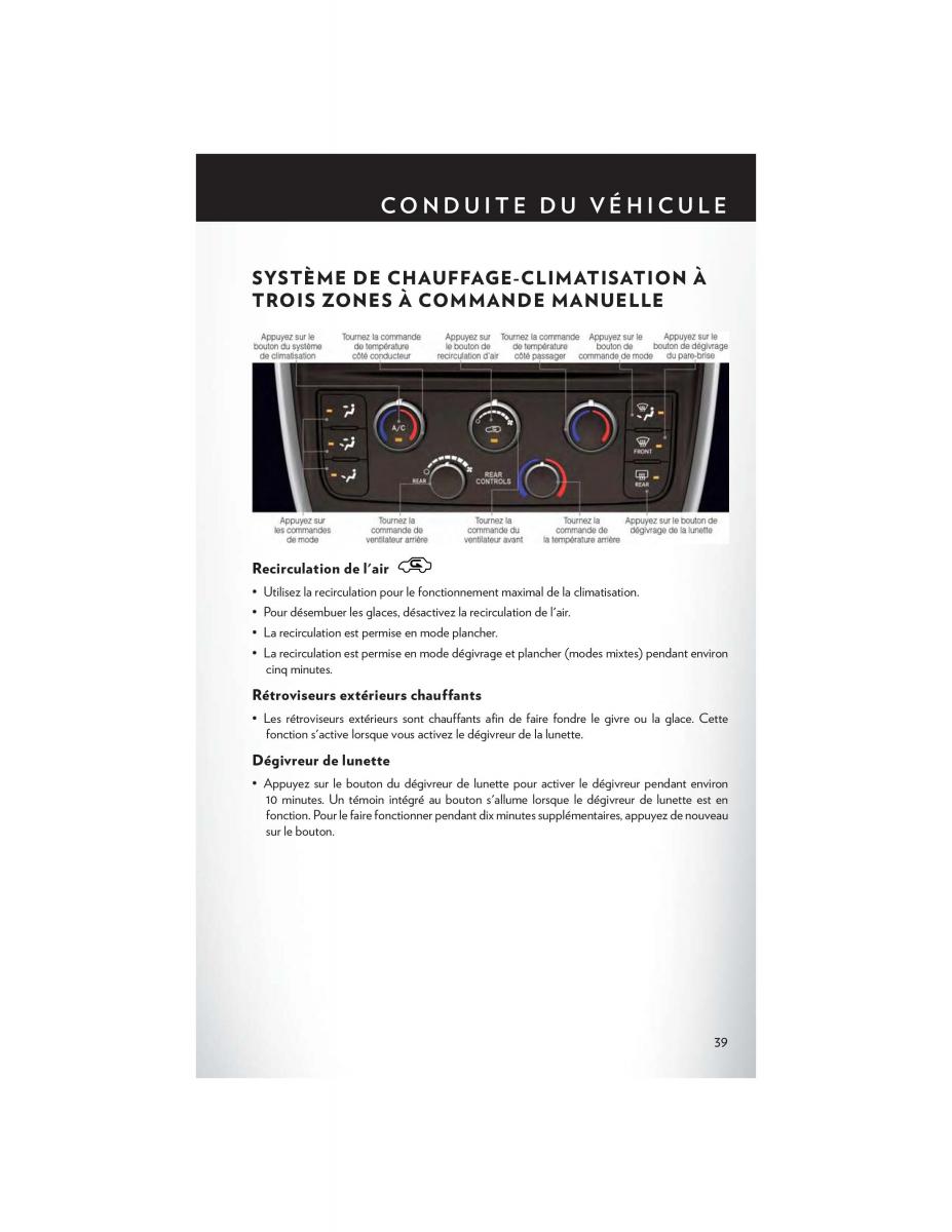 Chrysler Town and Country V 5 manuel du proprietaire / page 41