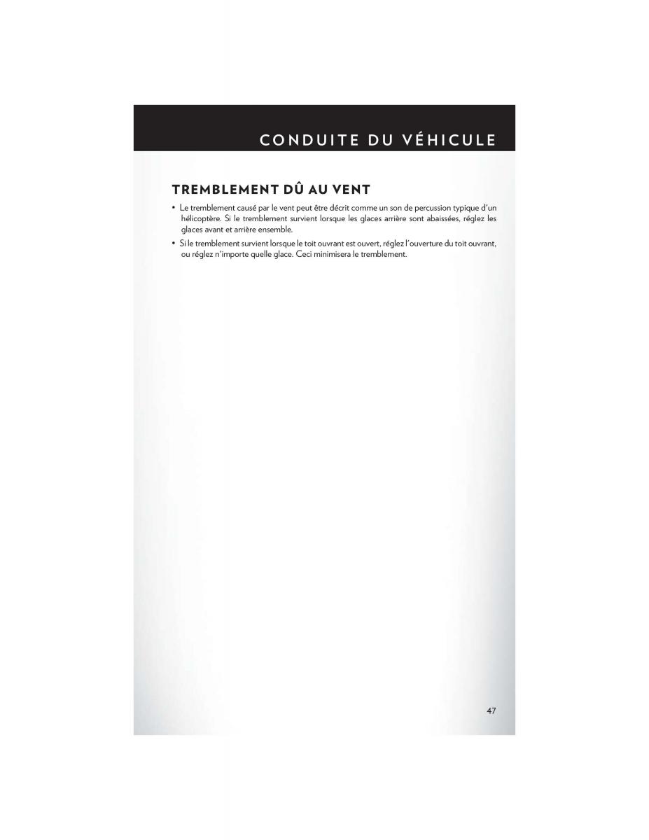 Chrysler Town and Country V 5 manuel du proprietaire / page 49