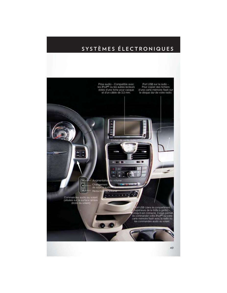 Chrysler Town and Country V 5 manuel du proprietaire / page 51