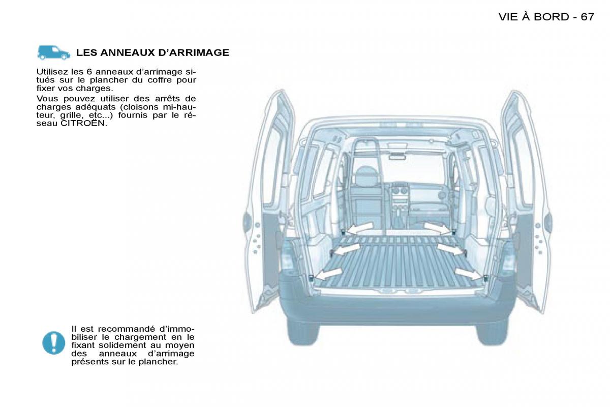 Citroen Berlingo I 1 manuel du proprietaire / page 56