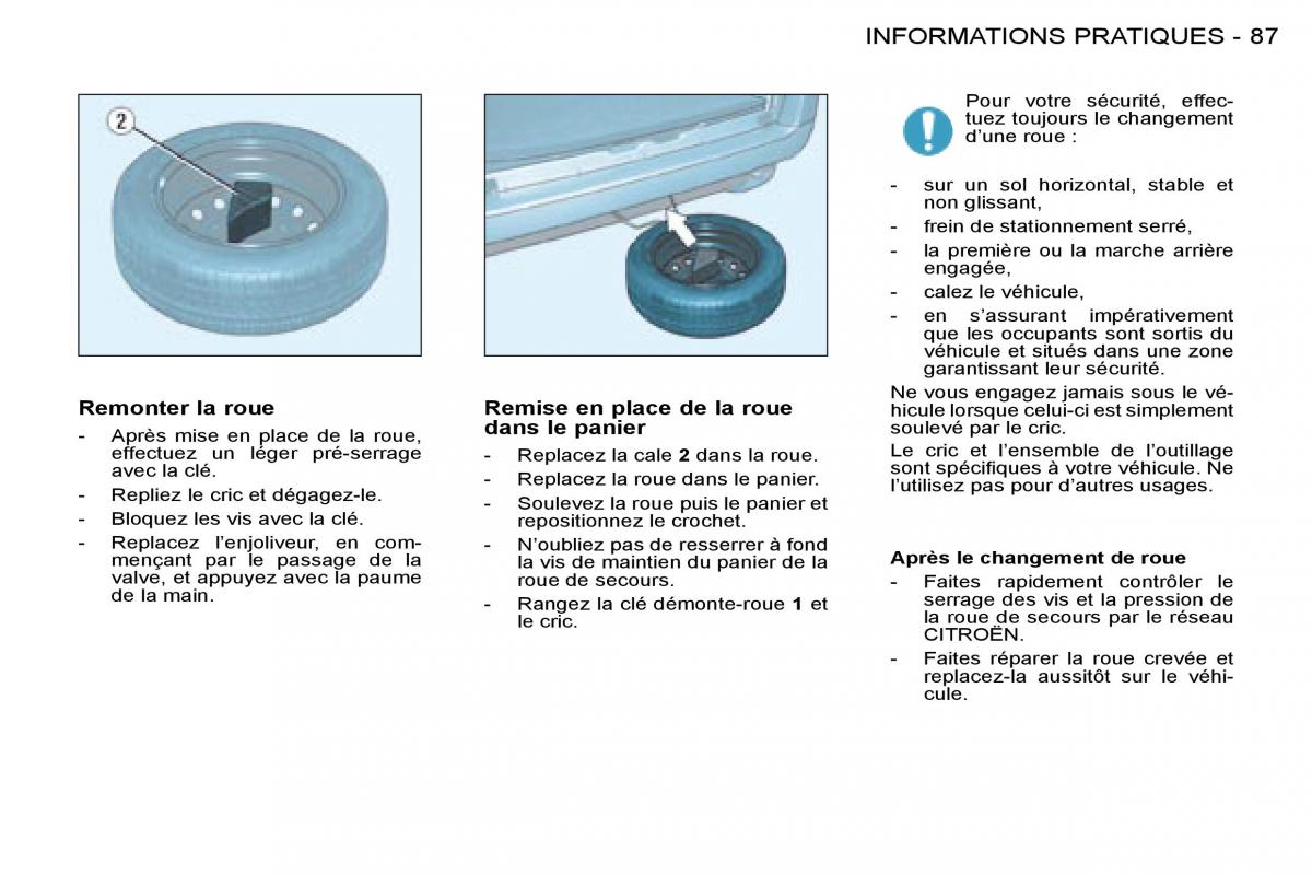 Citroen Berlingo I 1 manuel du proprietaire / page 76