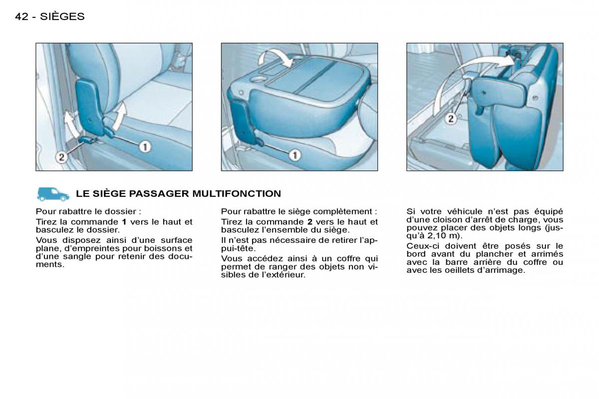 Citroen Berlingo I 1 manuel du proprietaire / page 31