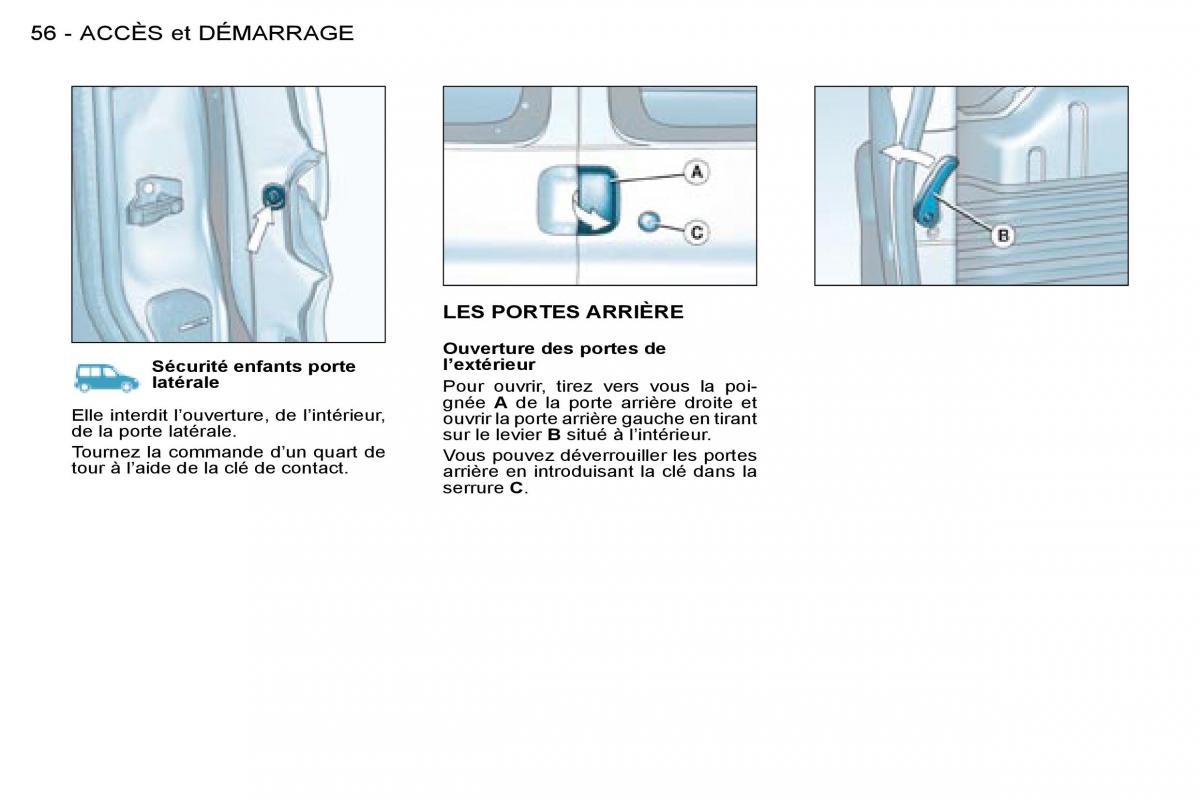 Citroen Berlingo I 1 manuel du proprietaire / page 46