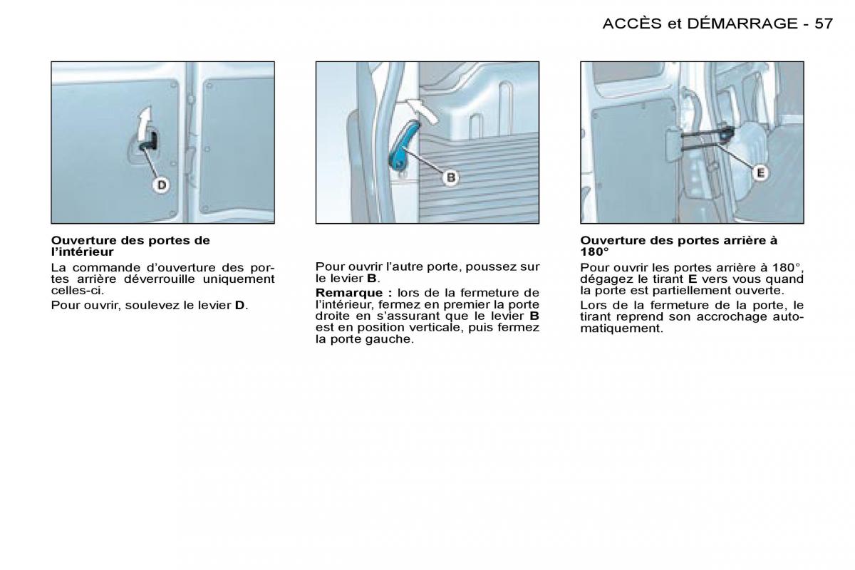 Citroen Berlingo I 1 manuel du proprietaire / page 47