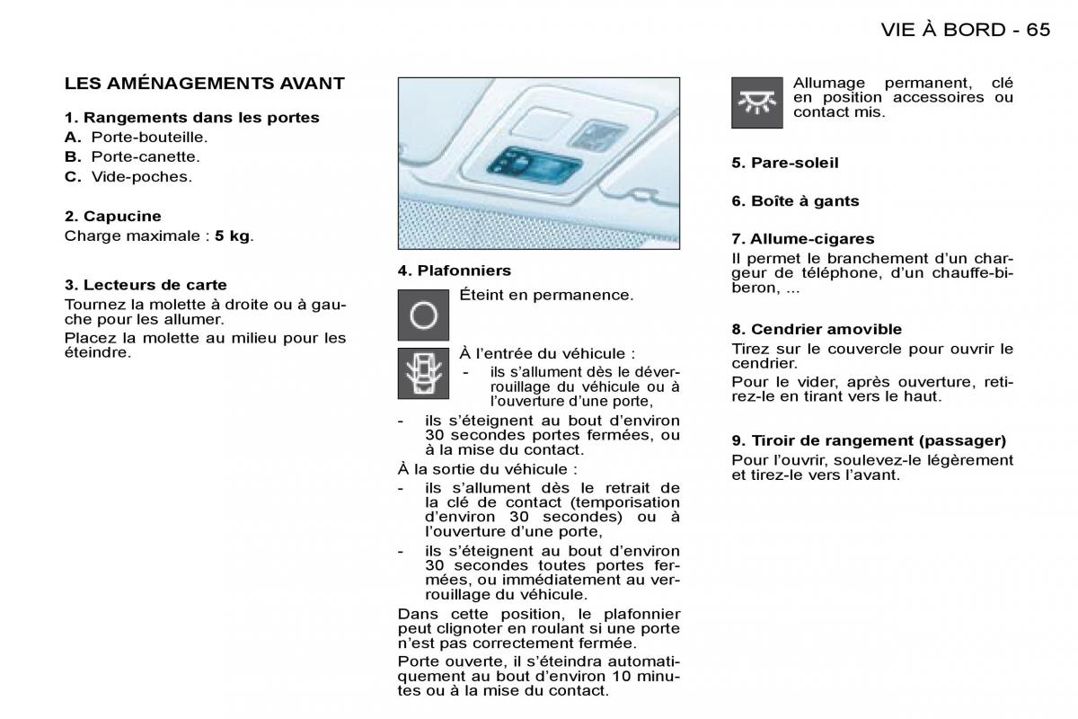 Citroen Berlingo I 1 manuel du proprietaire / page 54