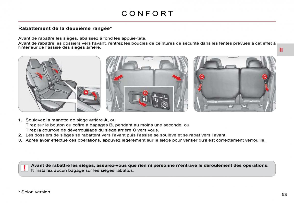 Citroen C Crosser manuel du proprietaire / page 58