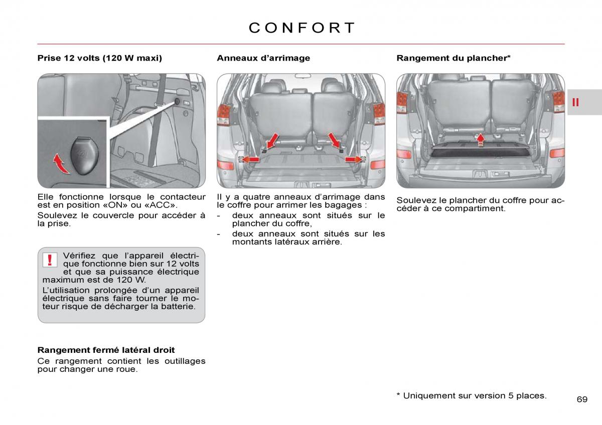 Citroen C Crosser manuel du proprietaire / page 74