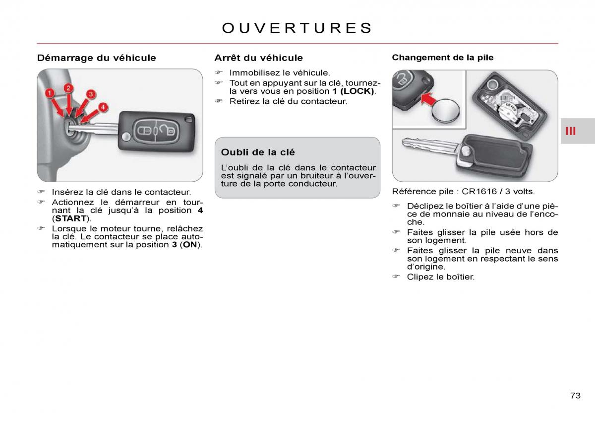 Citroen C Crosser manuel du proprietaire / page 78