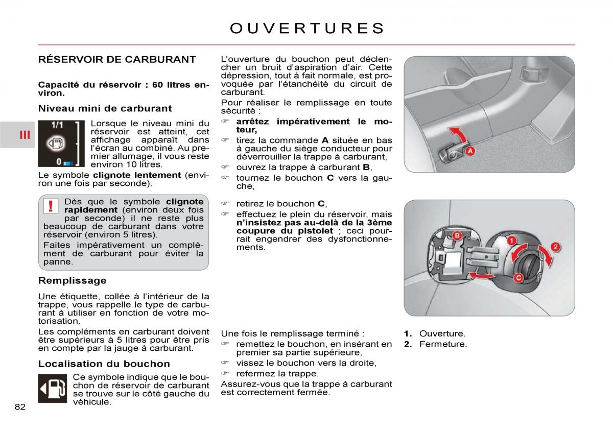 Citroen C Crosser manuel du proprietaire / page 87