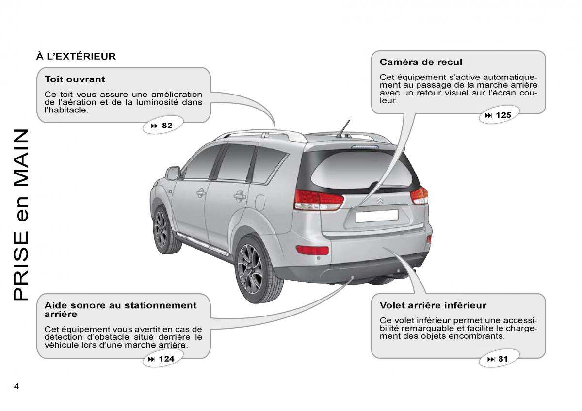 Citroen C Crosser manuel du proprietaire / page 9