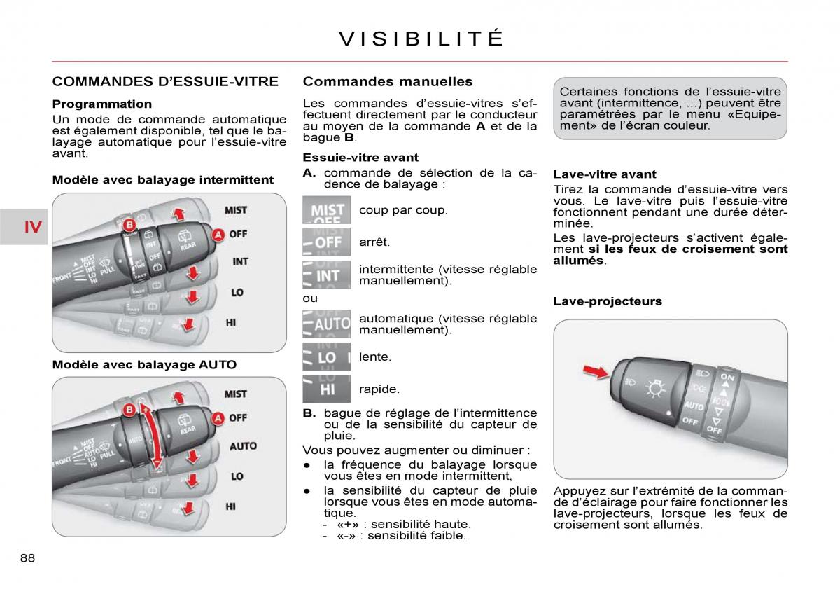 Citroen C Crosser manuel du proprietaire / page 93