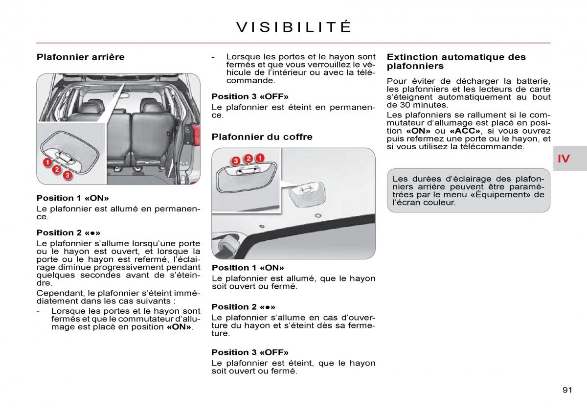 Citroen C Crosser manuel du proprietaire / page 96