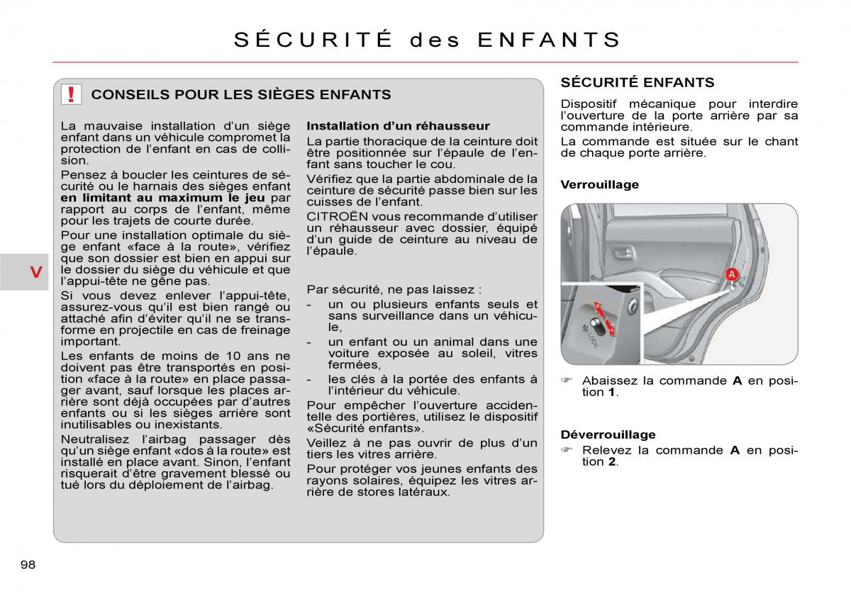 Citroen C Crosser manuel du proprietaire / page 103