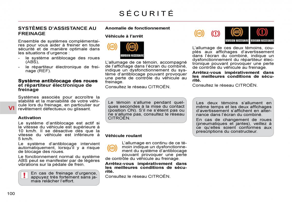 Citroen C Crosser manuel du proprietaire / page 105