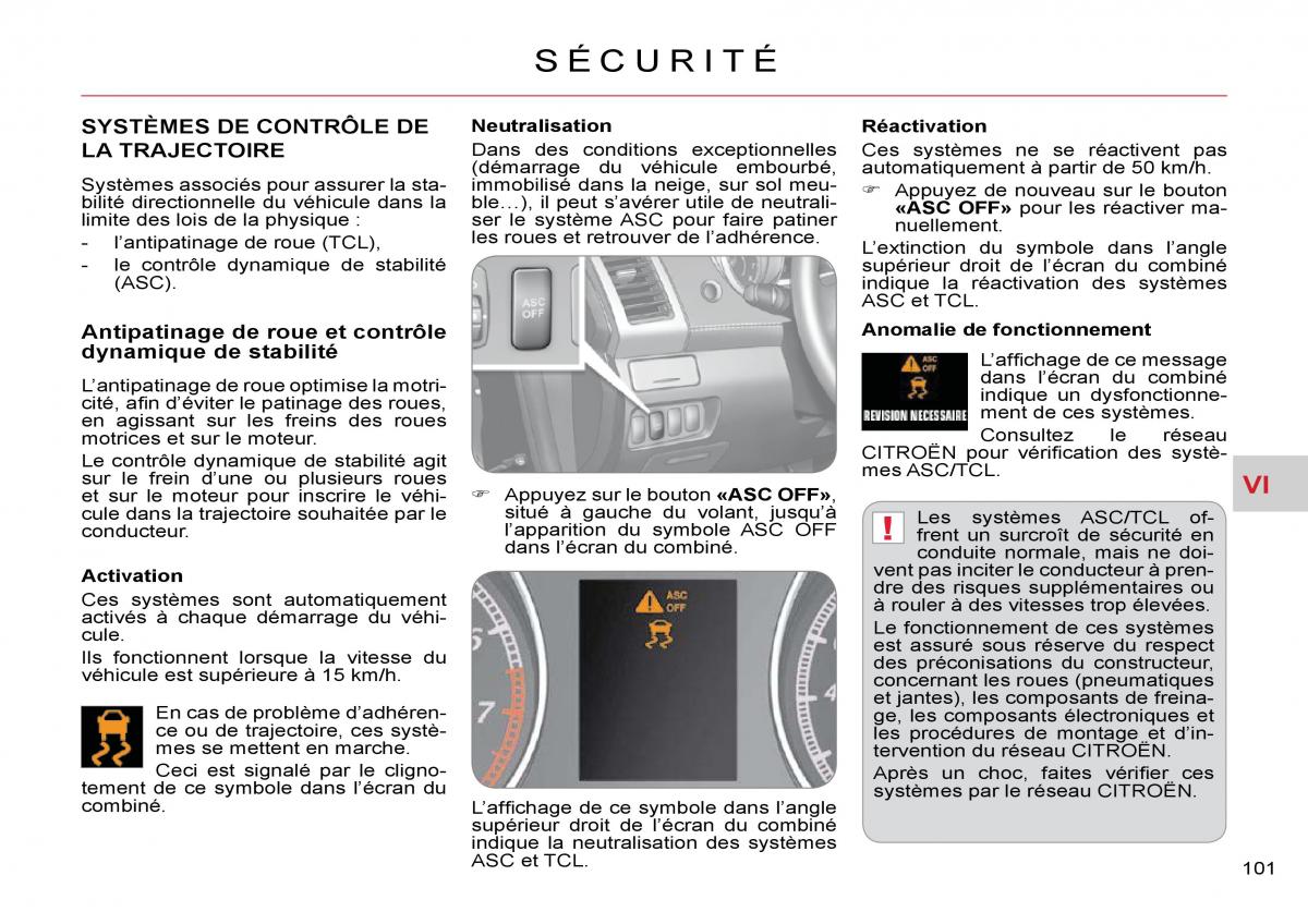 Citroen C Crosser manuel du proprietaire / page 106