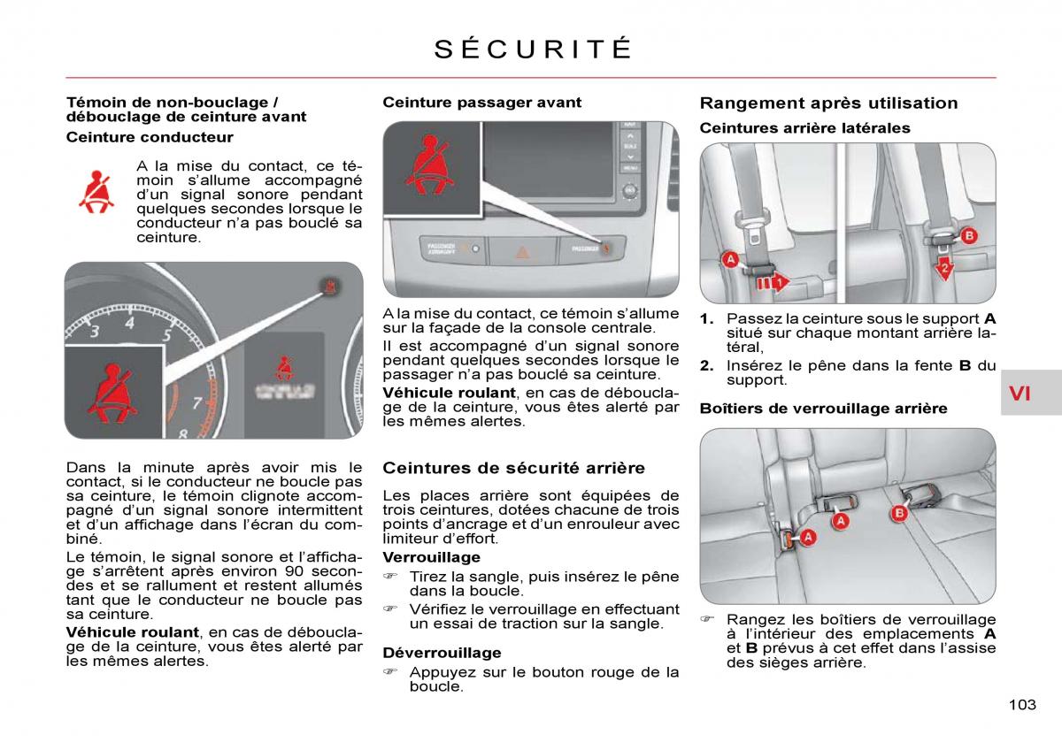 Citroen C Crosser manuel du proprietaire / page 108