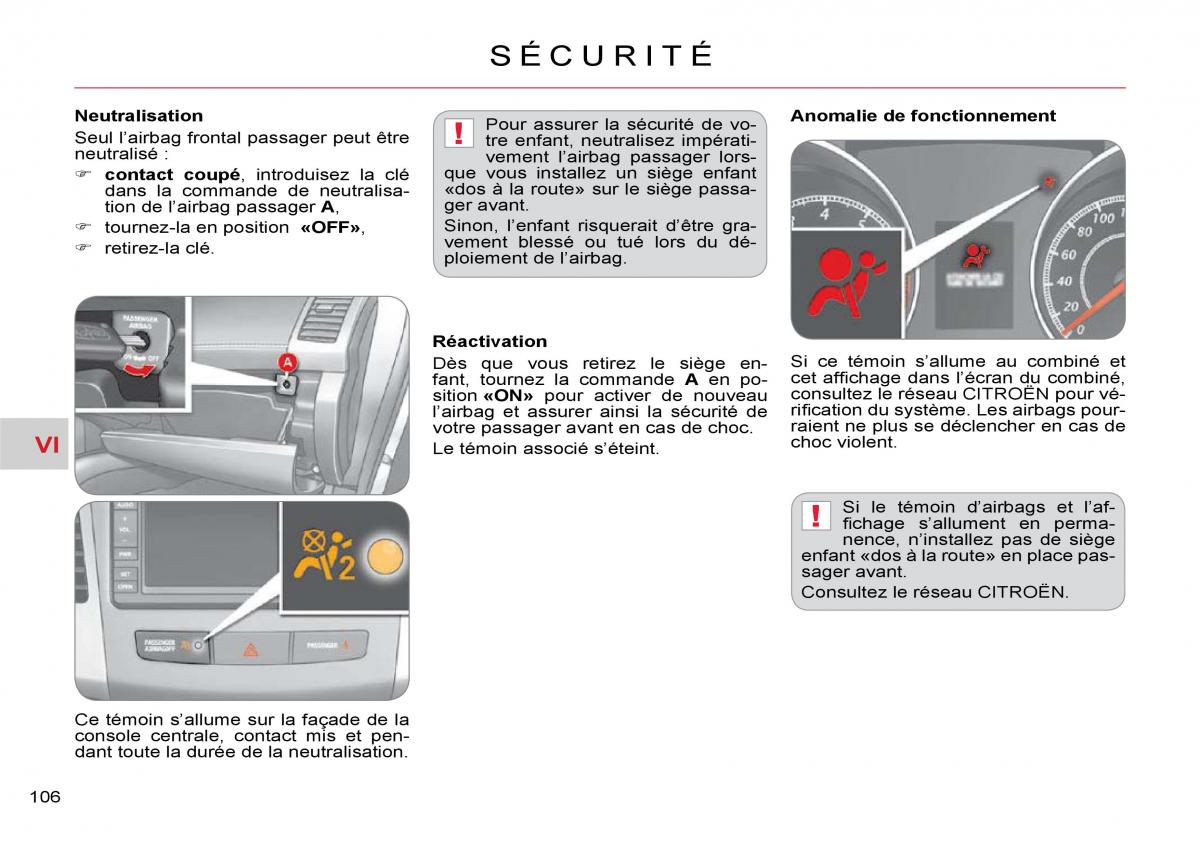 Citroen C Crosser manuel du proprietaire / page 111