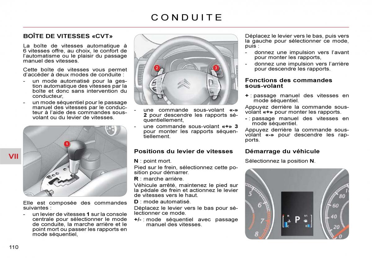 Citroen C Crosser manuel du proprietaire / page 115