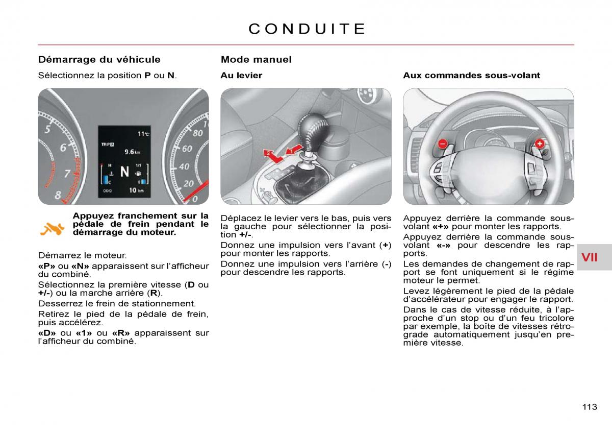 Citroen C Crosser manuel du proprietaire / page 118