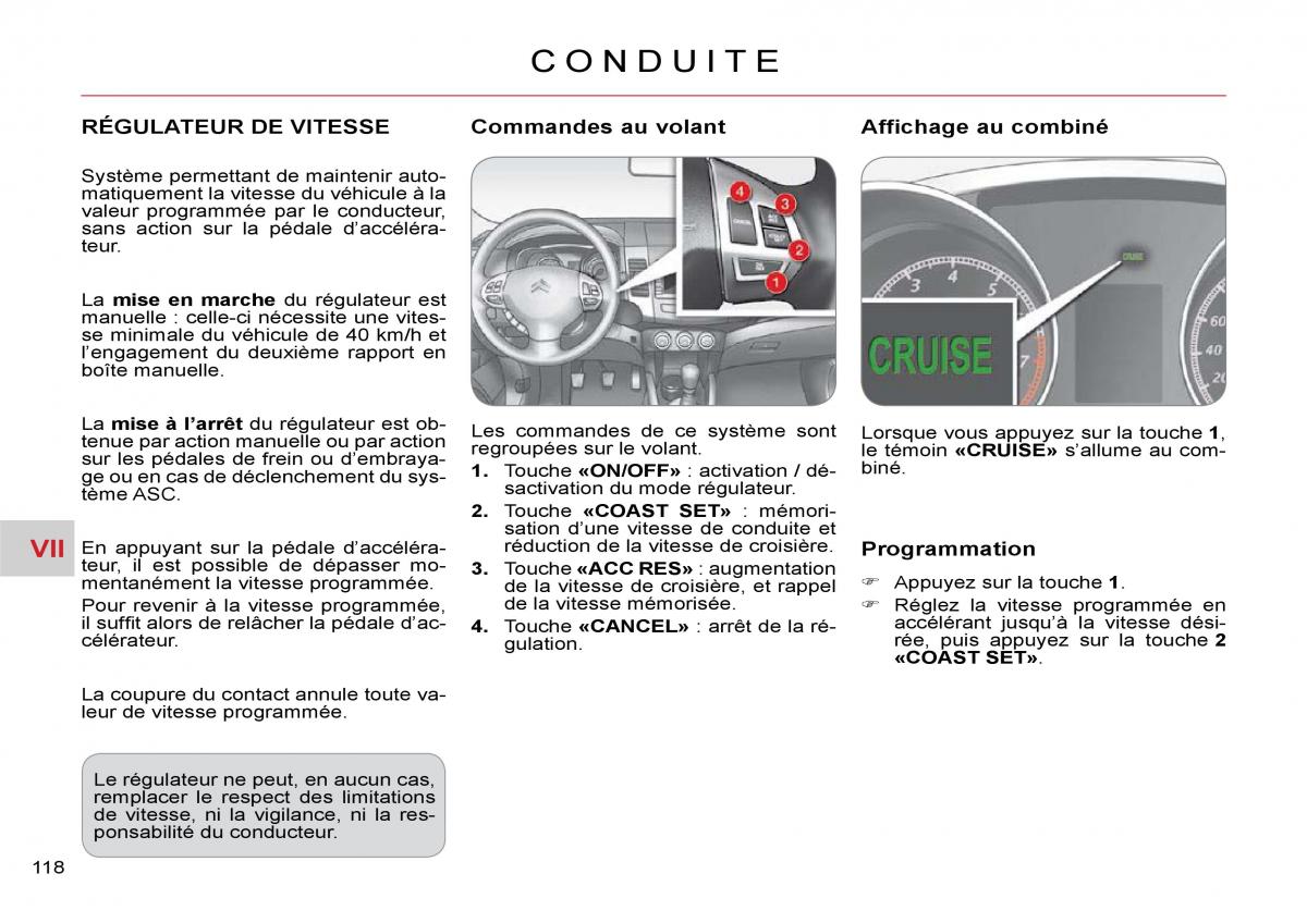 Citroen C Crosser manuel du proprietaire / page 123