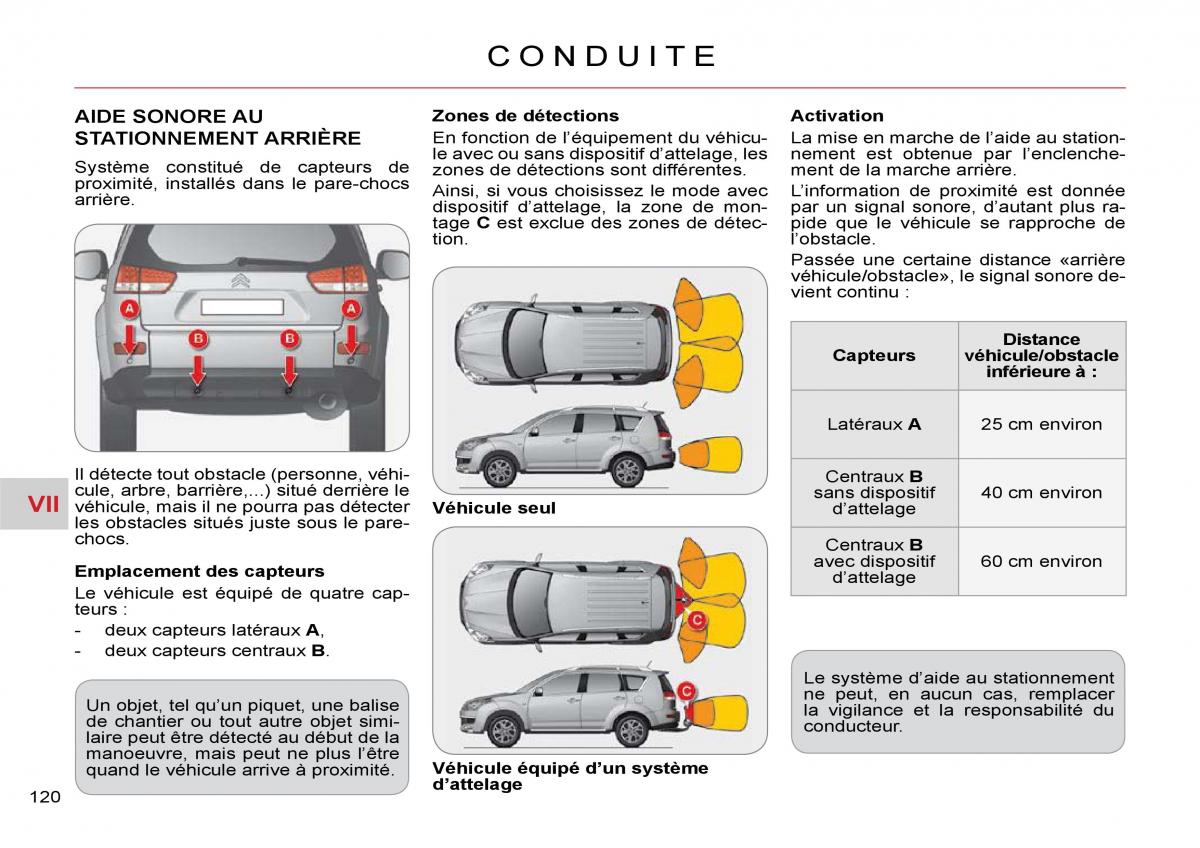 Citroen C Crosser manuel du proprietaire / page 125