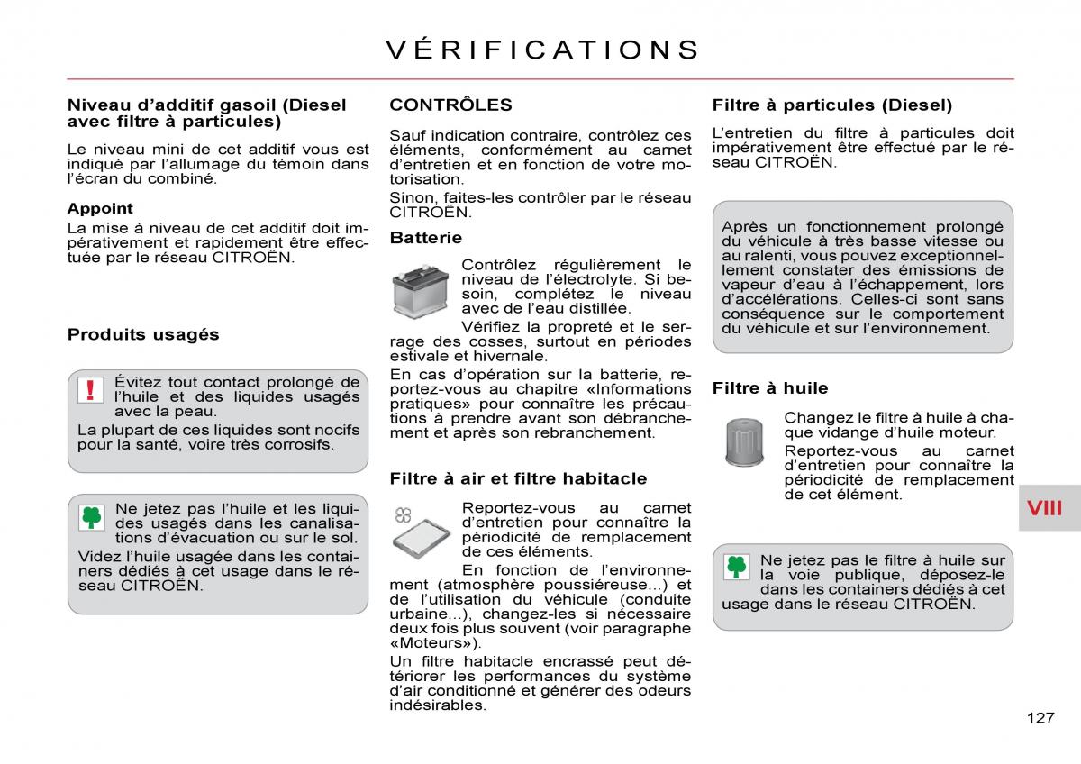 Citroen C Crosser manuel du proprietaire / page 132