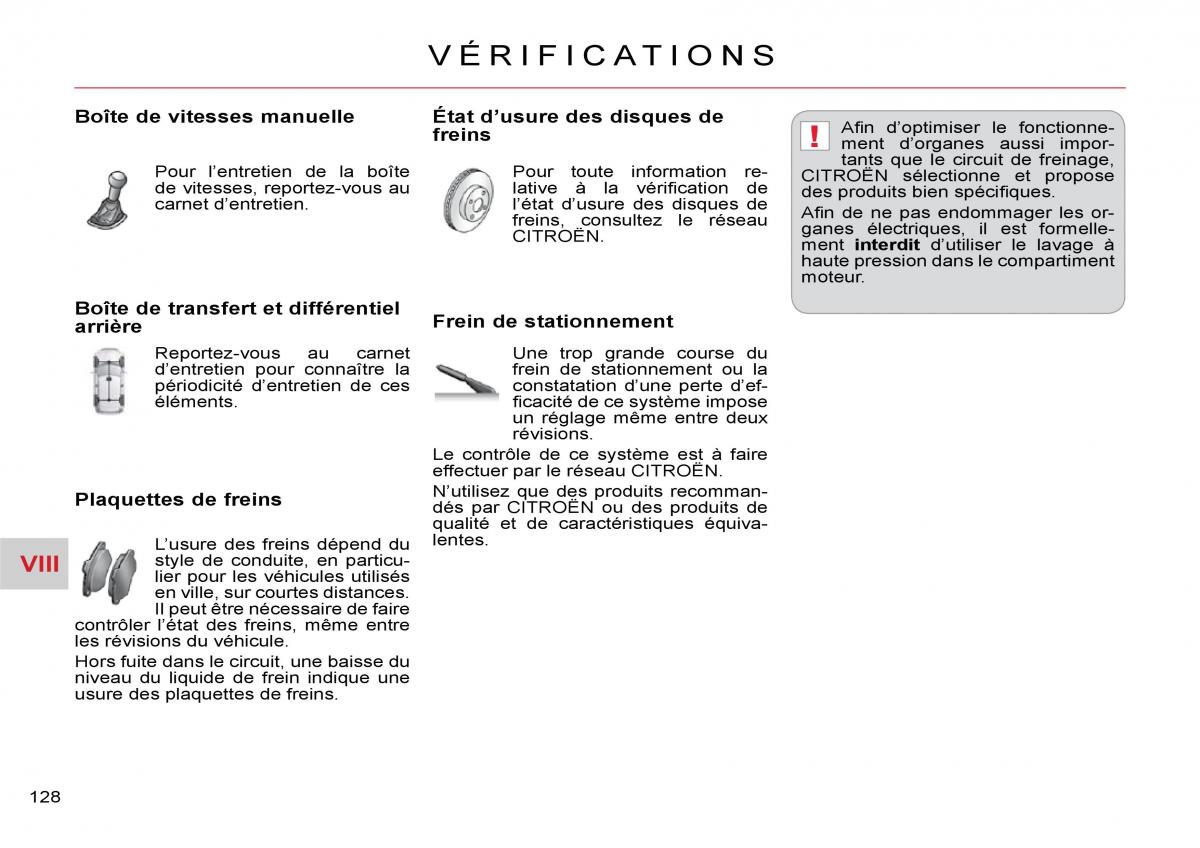 Citroen C Crosser manuel du proprietaire / page 133