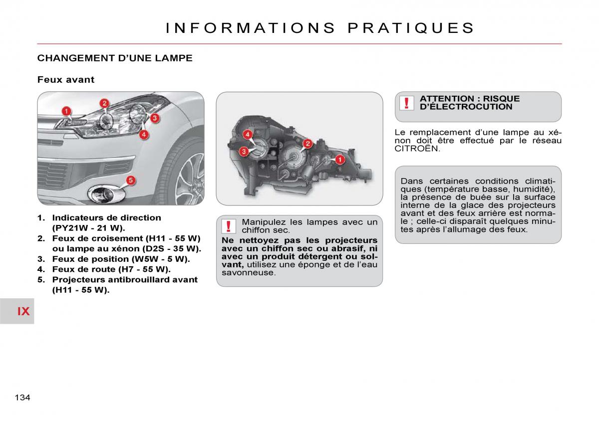 Citroen C Crosser manuel du proprietaire / page 139