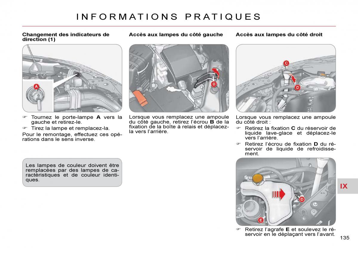 Citroen C Crosser manuel du proprietaire / page 140