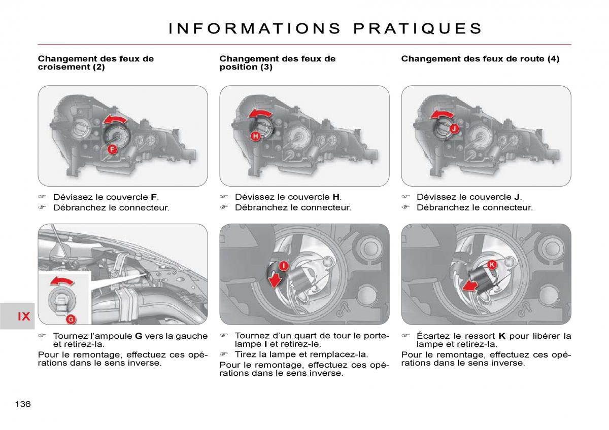 Citroen C Crosser manuel du proprietaire / page 141