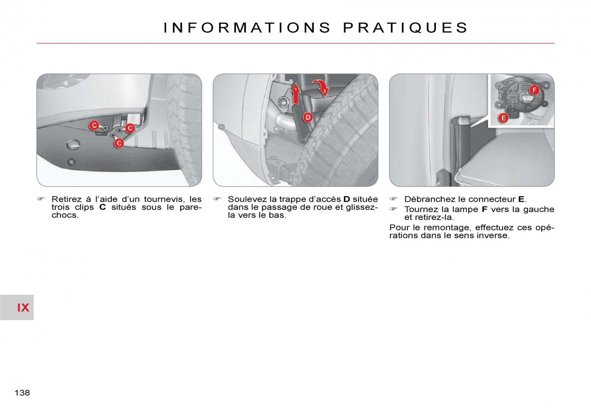 Citroen C Crosser manuel du proprietaire / page 143