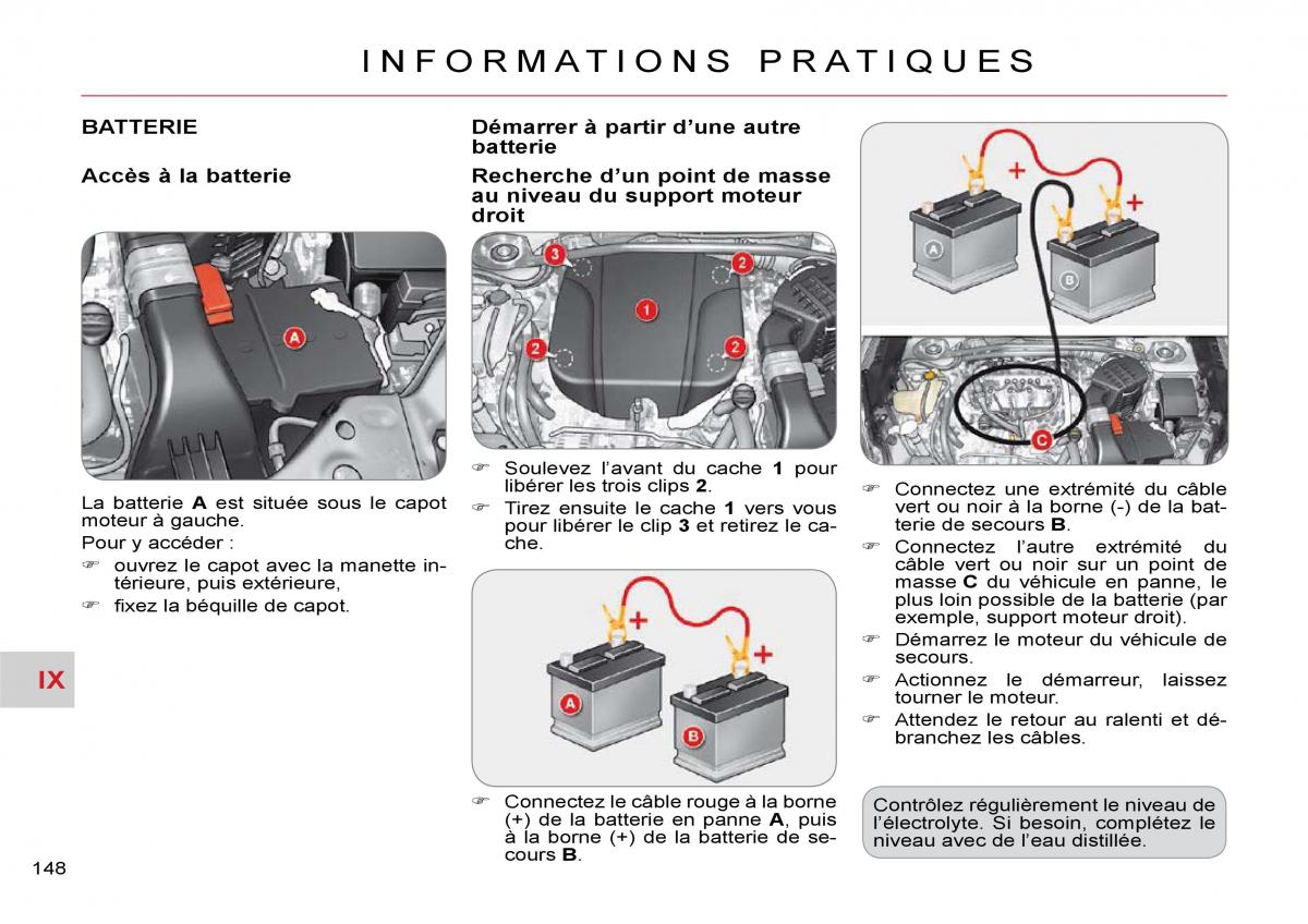 Citroen C Crosser manuel du proprietaire / page 153