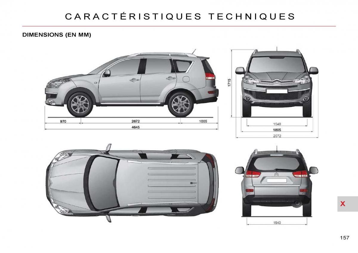 Citroen C Crosser manuel du proprietaire / page 162