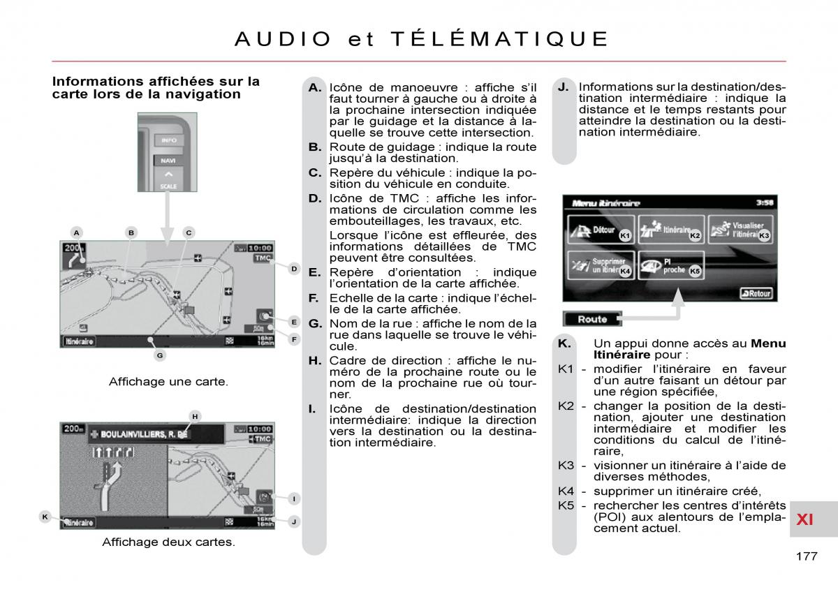 Citroen C Crosser manuel du proprietaire / page 182